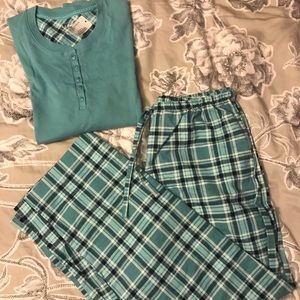 LL BEAN flannel sleep set